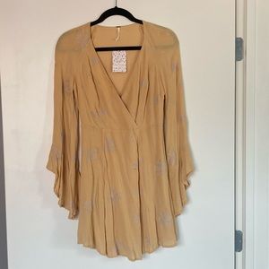 Free People Embroidered Bohemian Dress